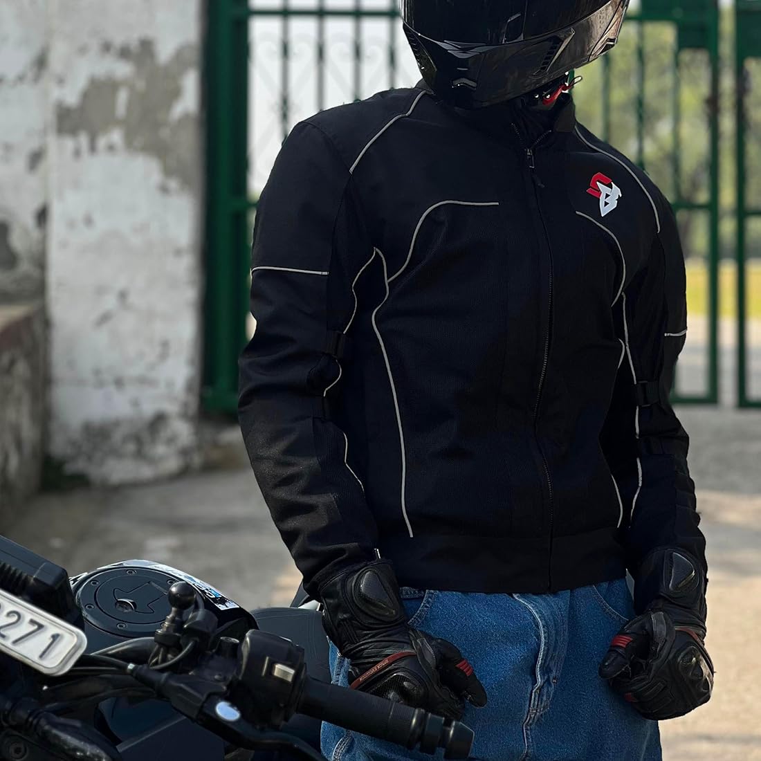 Jentlouis、Switch Riders Jacket Steelbird Riding Jacket Zojila Z1 with Impact Protection Removable